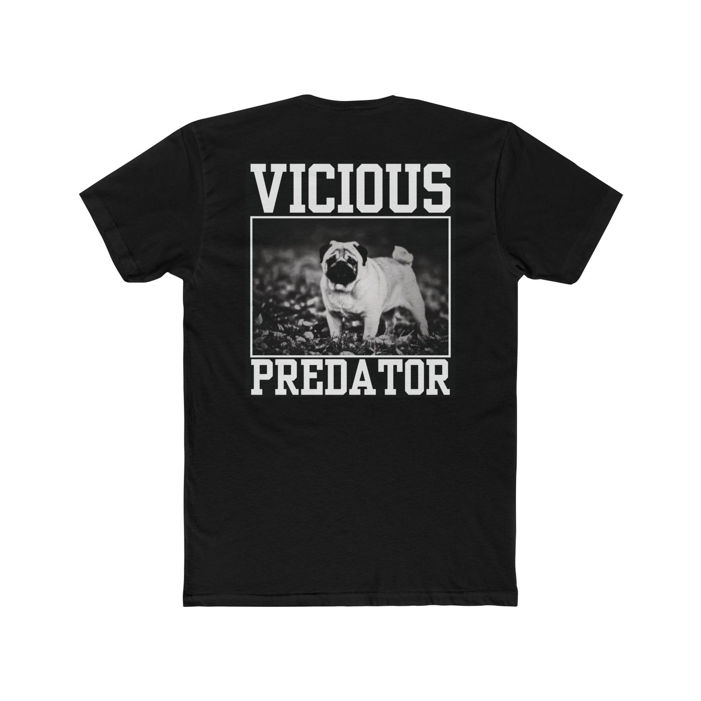 VICIOUS PREDATOR - BLACK - Unisex Cotton Crew Tee