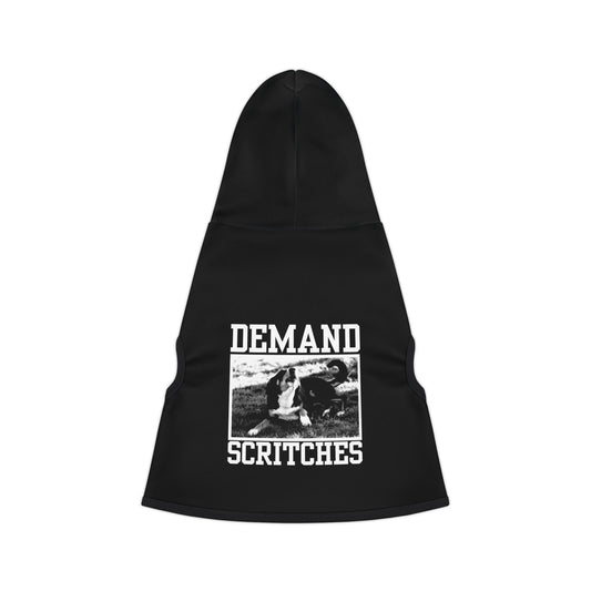 DEMAND SCRITCHES - BLACK - Pet Hoodie
